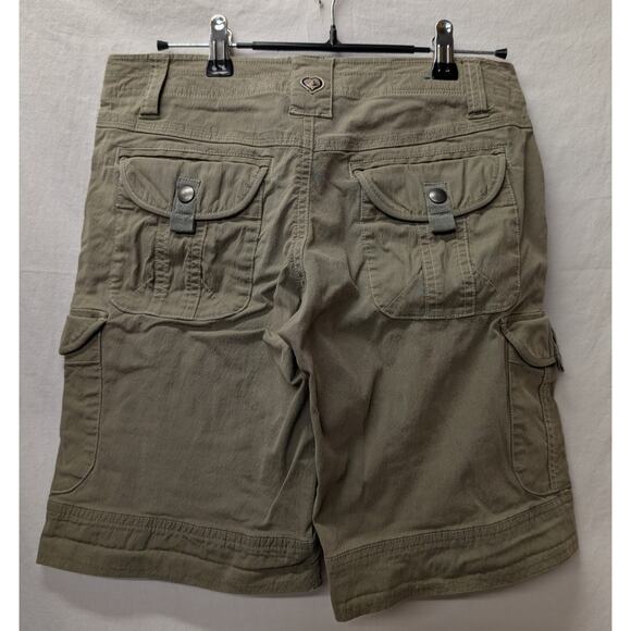 Kuhl Olive Green Cargo Shorts Women's Size 2 - Picture 2 of 4